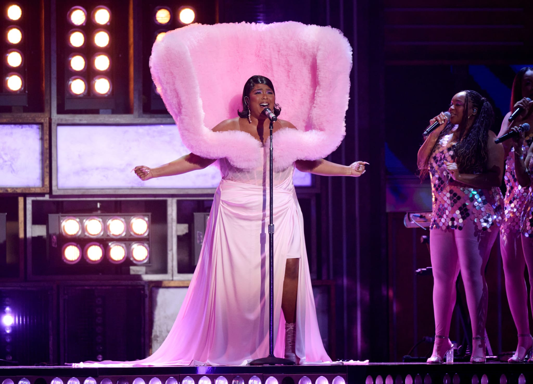 Lizzo recognized and celebrated for her efforts in advancing social justice, awarded the Elevate ...