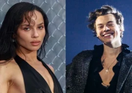 Zoe Kravitz ignites engagement rumors with Harry Styles after debuting a mysterious new ring.