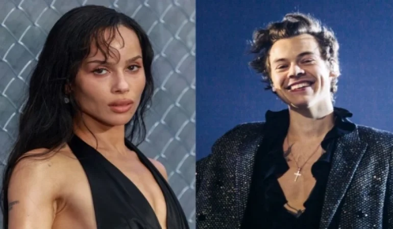 Zoe Kravitz ignites engagement rumors with Harry Styles after debuting a mysterious new ring.