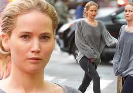 Jennifer Lawrence Goes Makeup Free In The Streets of New York