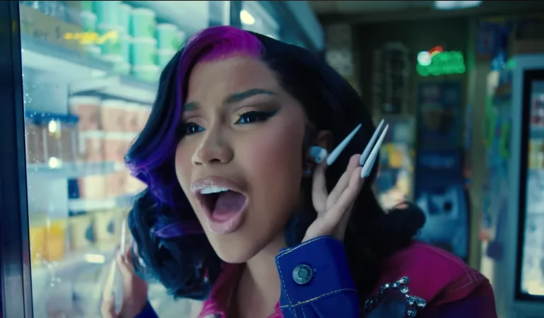 ￼Cardi B’s Winning Streak Continues: Beats By Dre Features Her in a Studio Buds Ad.