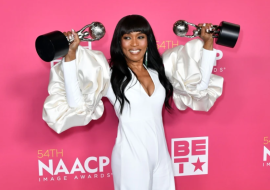 Angela Bassett, 64, is crowned Entertainer of the Year (beating out Zendaya and Mary J. Blige) after winning Outstanding Actress in a Drama Series at the 2023 NAACP Image Awards