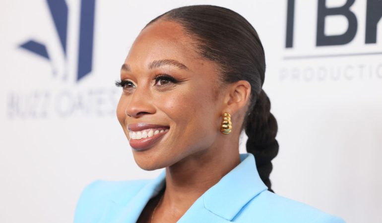 Allyson Felix starts a sports management company to support and uplift women athletes.￼￼￼￼￼