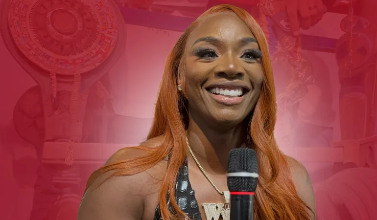 ￼Claressa Shields Meets Fans Ahead of Historic Atlanta Fight.
