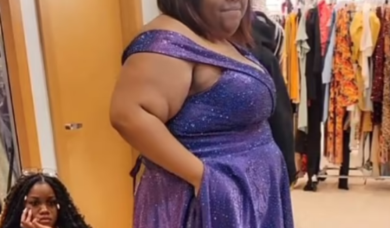 Teen who drove SIX HOURS for her dream prom dress is stunned when shop owner gifts her the $700 gown: ‘The universe was telling me, just give her the dress’