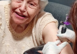 91-Year-Old Grandma Defies Critics with Her First Tattoo.