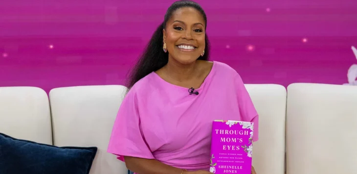 Sheinelle Jones turns celebrity mom wisdom into a No. 1 hit—just in time for Mother’s Day.