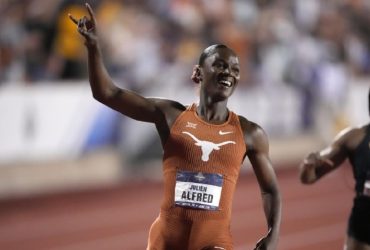 Julien Alfred from Texas and Jasmine Moore from Florida achieved remarkable feats by establishing new collegiate records during the track and field championships.