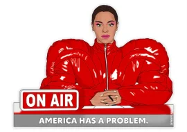 Beyoncé pleasantly surprises fans with the release of a mix featuring Kendrick Lamar titled “America has a problem.”