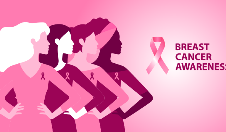 Pink Ribbons of Strength: Uniting for Breast Cancer Awareness.