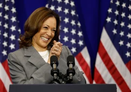 Harris Could Make History as First Black Woman and First South Asian President.￼￼￼￼￼￼