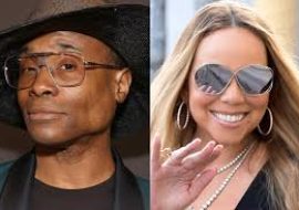 Mariah Carey’s face says it all as Billy Porter belts out her song at a gala.