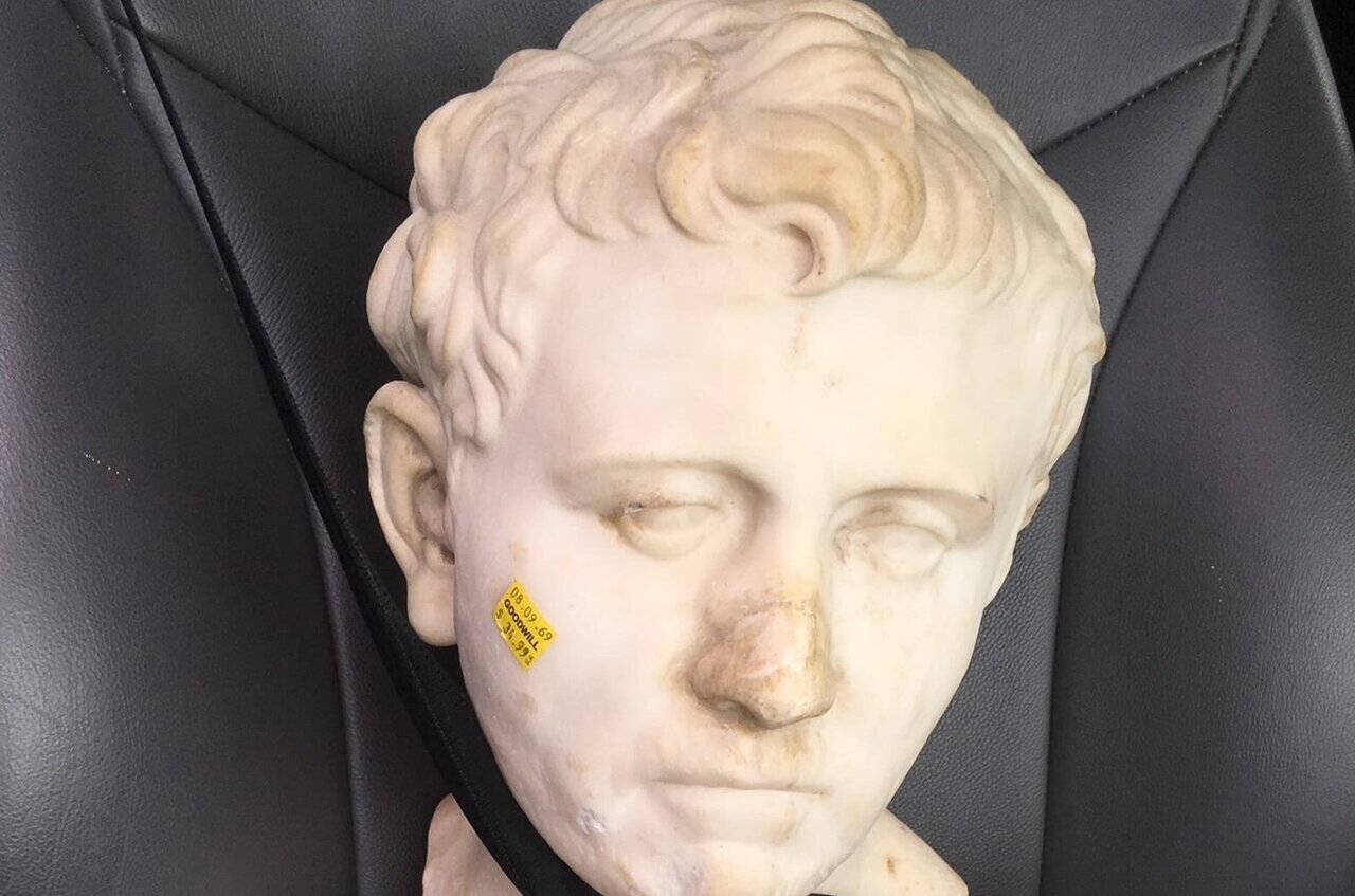 Woman Buys Ancient Roman Sculpture At Goodwill For $34.99