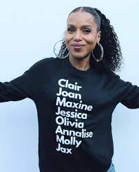 Kerry Washington Wears Inspirational Shirt In Honor Of Fictional Television Lawyers