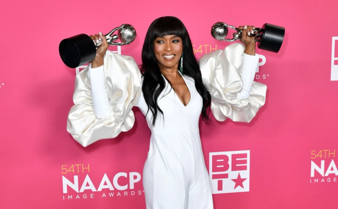 Angela Bassett, 64, is crowned Entertainer of the Year (beating out Zendaya and Mary J. Blige) after winning Outstanding Actress in a Drama Series at the 2023 NAACP Image Awards