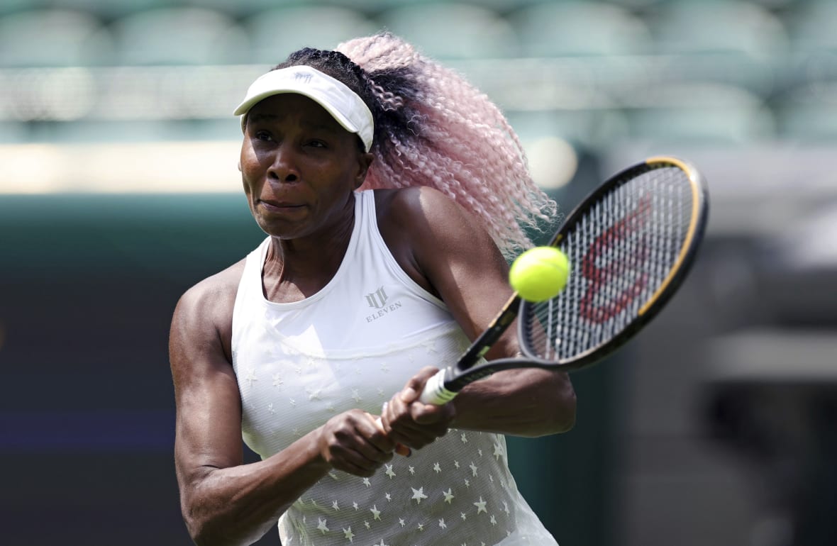 Venus Williams, 43-Year-Old Tennis Phenom, Reignites Wimbledon Journey on Centre Court.