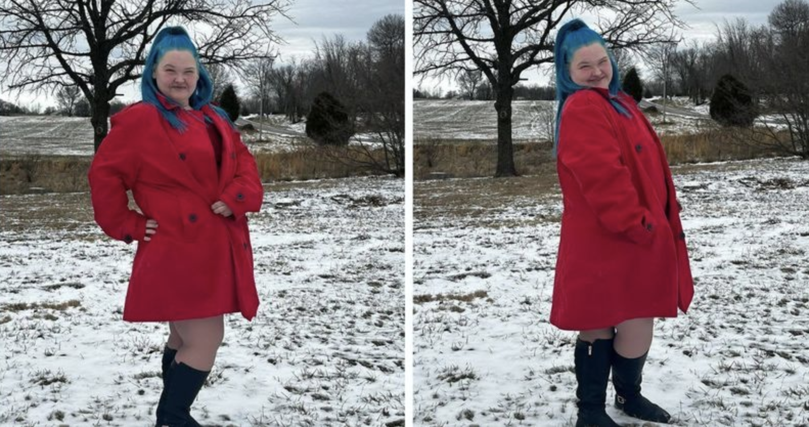 Amy Slaton, ‘1000-lb. Sisters’ Star, Stuns in Chic Red Outfit and Long Boots with Her Slim Figure.