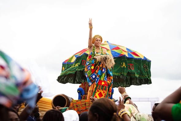Cheryl Polote Williamson Honored as Queen Mother in Ghana.